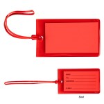 Jelly Luggage Tag - 9754 TRNRED Blank Jelly Luggage Tag - 9754 TRNRED Blank