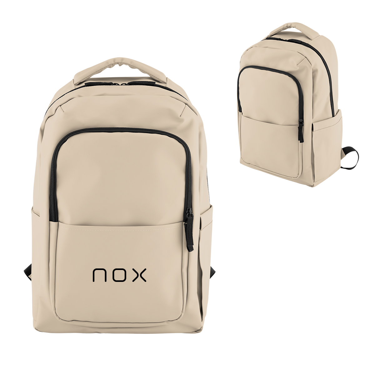 Hudson Leatherette Laptop Backpack 1