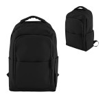 Hudson Leatherette Laptop Backpack - 35192 BLK Blank Hudson Leatherette Laptop Backpack - 35192 BLK Blank