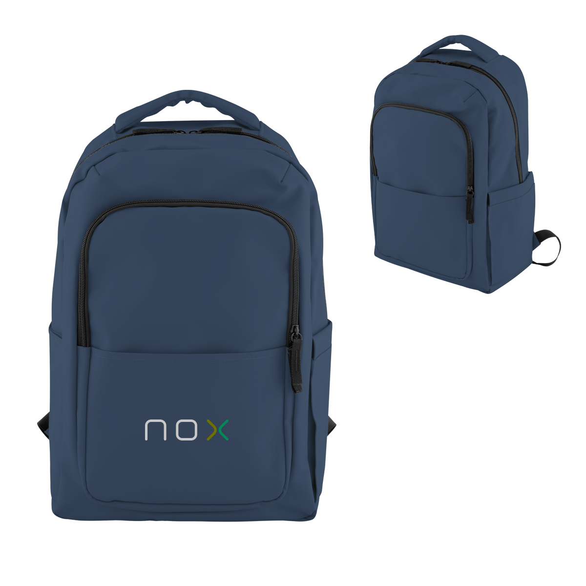 Hudson Leatherette Laptop Backpack 1