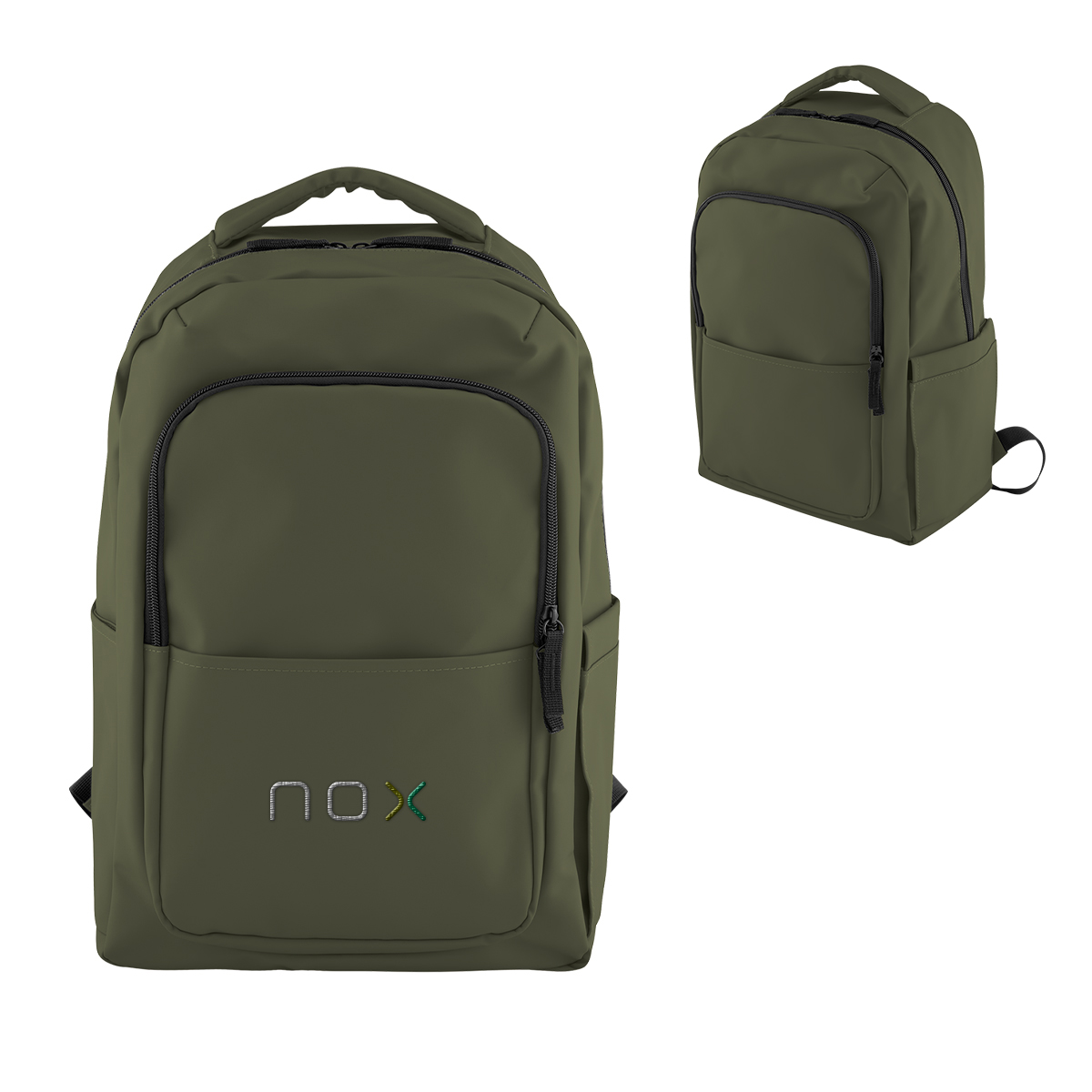 Hudson Leatherette Laptop Backpack 1