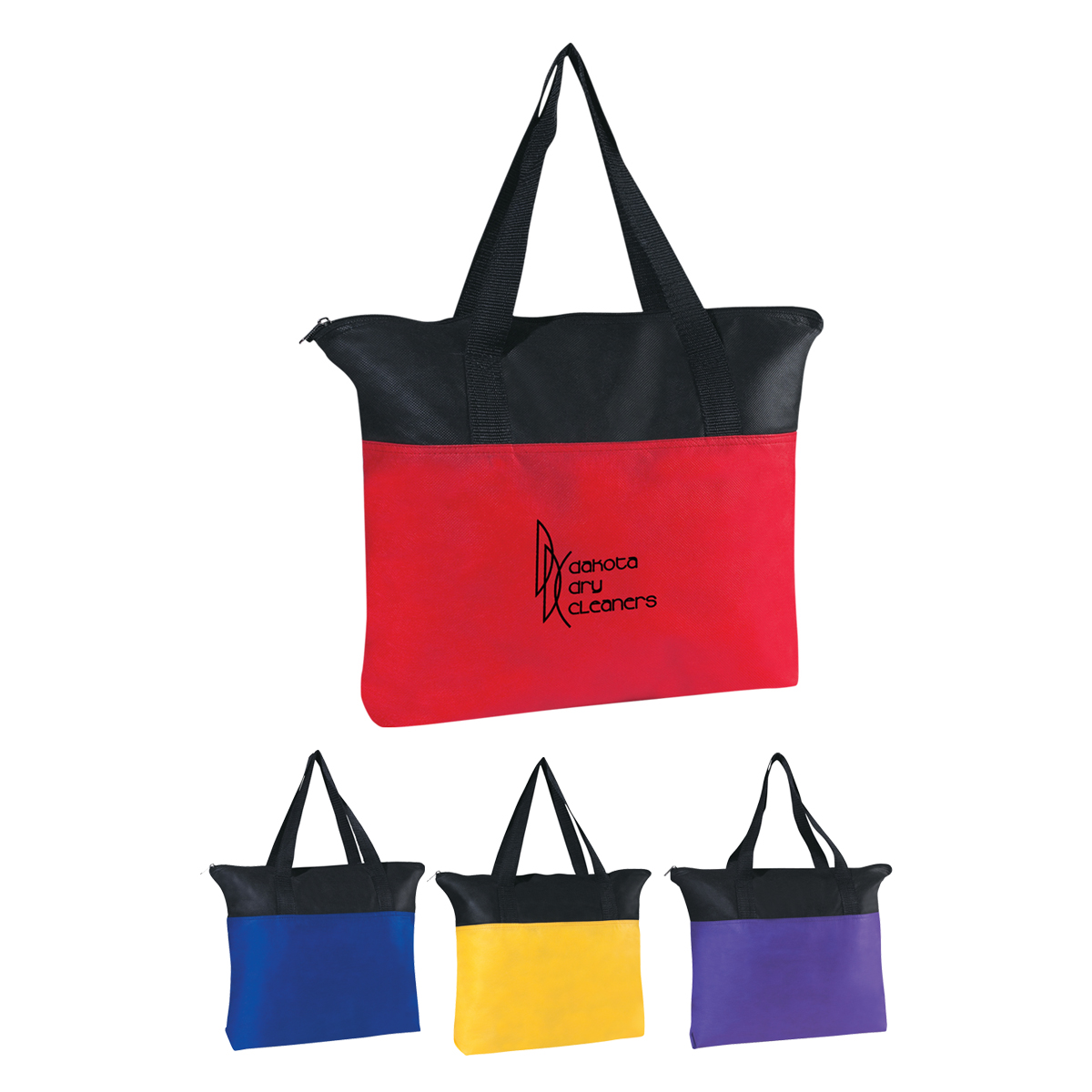 Non-woven Zippered Tote Bag 1
