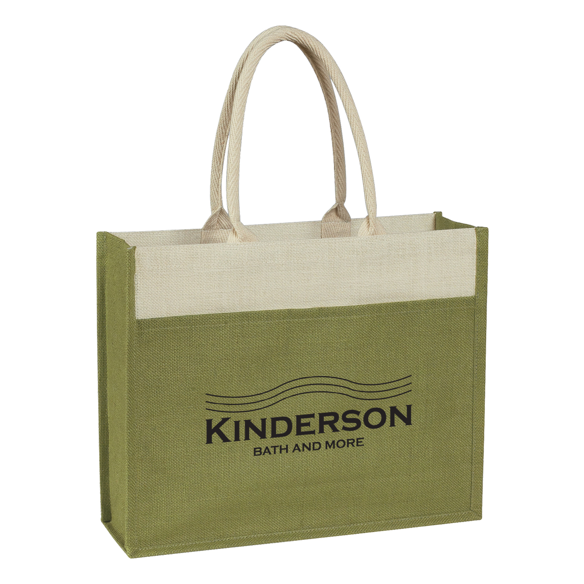 Jute Tote Bag With Front Pocket 1