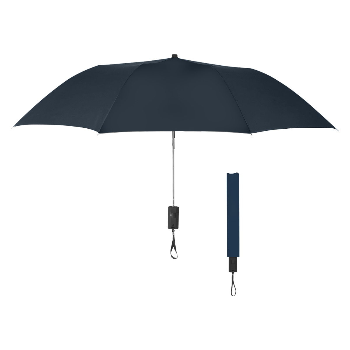 44" Arc Automatic Open Telescopic Folding Umbrella 1