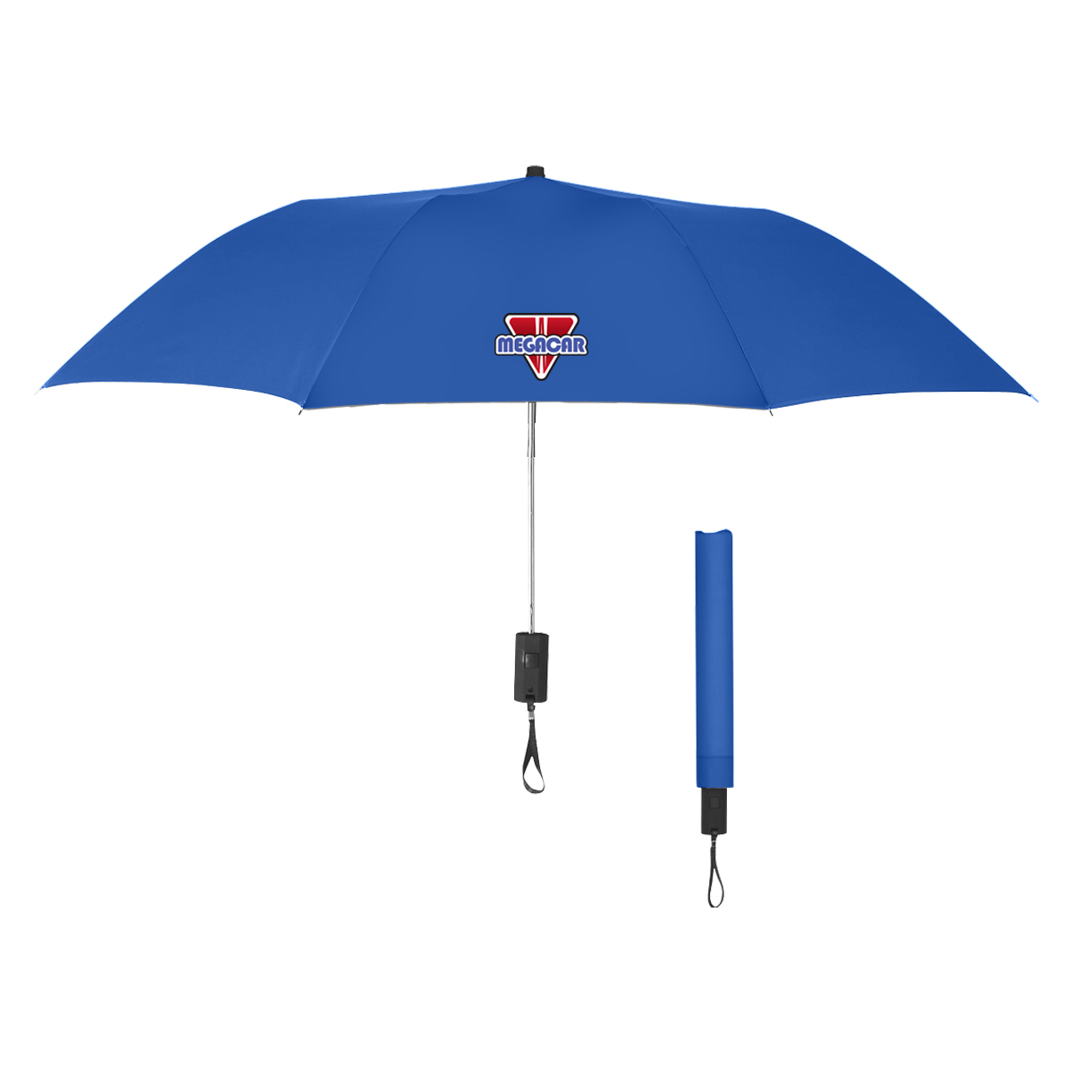 44" Arc Automatic Open Telescopic Folding Umbrella 1