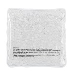 Square Gel Beads Hot/cold Pack - 9466 CLR Back Square Gel Beads Hot/cold Pack - 9466 CLR Back