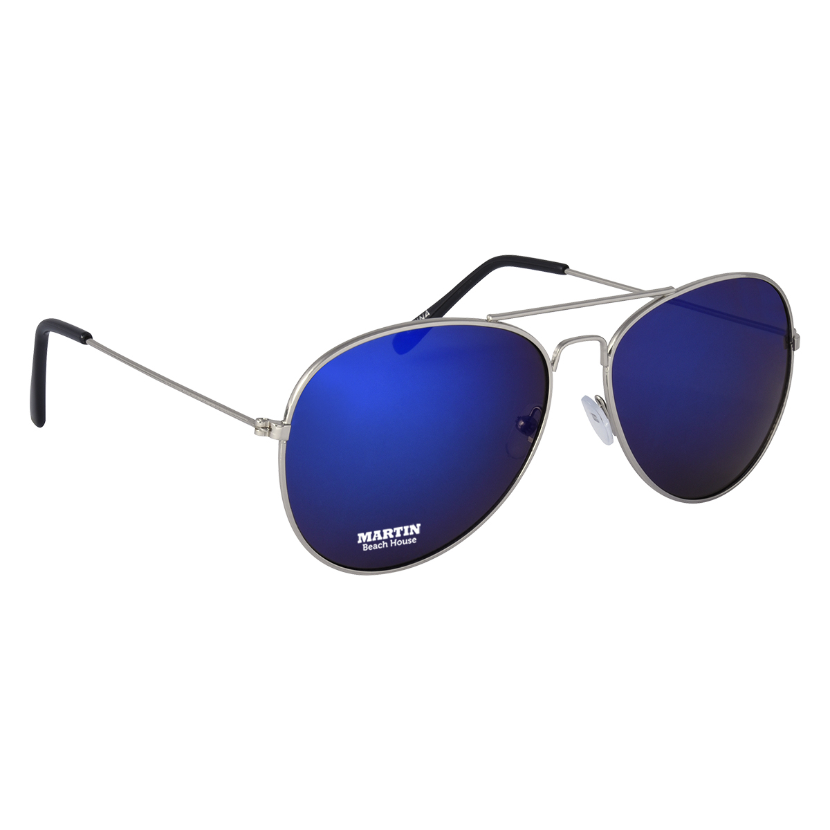 Color Mirrored Aviator Sunglasses 1