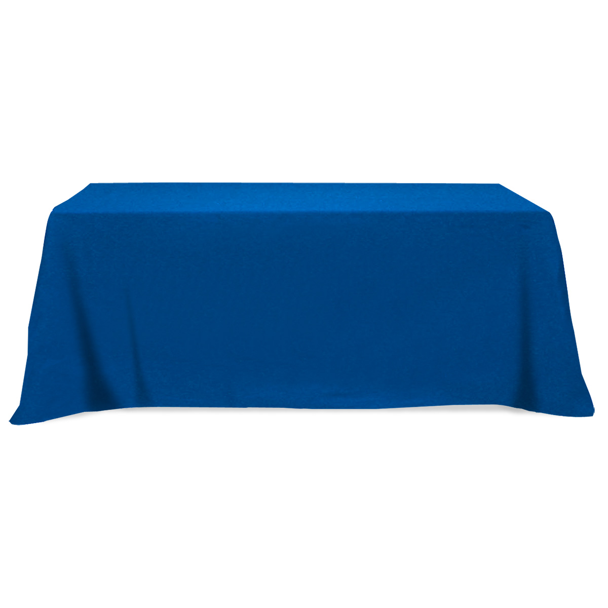 Flat Poly/cotton 4-sided Table Cover - Fits 8' Standard Table 1