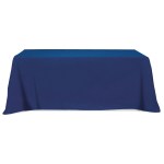 Flat Poly/cotton 4-sided Table Cover - Fits 8' Standard Table - 0XTFL48 purple Flat Poly/cotton 4-sided Table Cover - Fits 8' Standard Table - 0XTFL48 purple