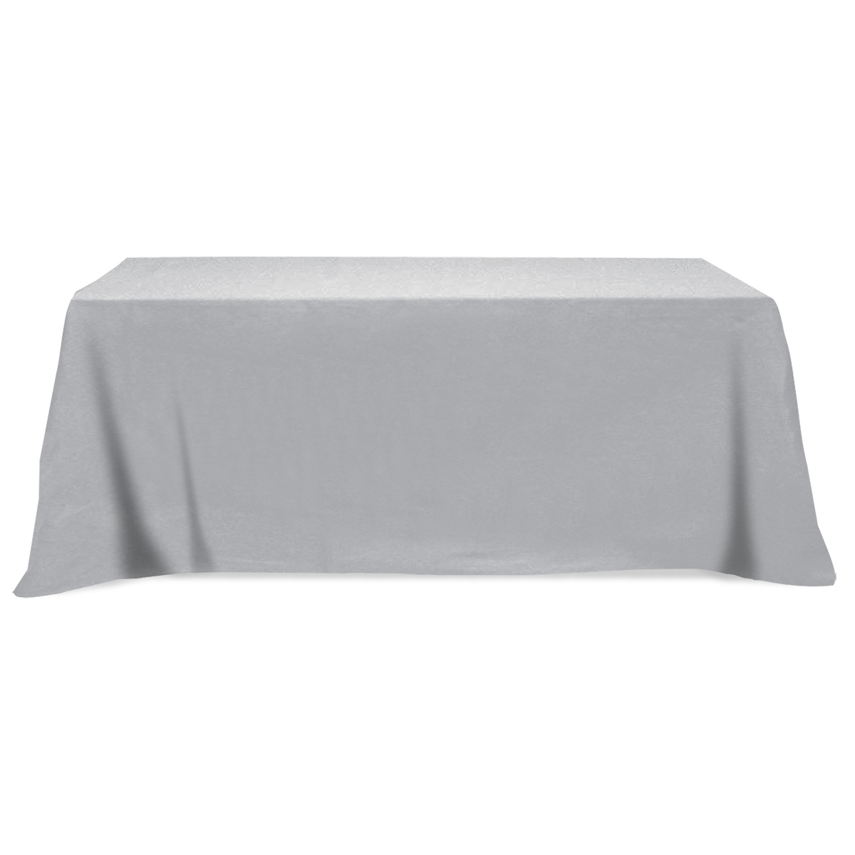 Flat Poly/cotton 4-sided Table Cover - Fits 8' Standard Table 1