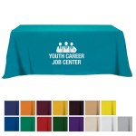 Flat Poly/cotton 4-sided Table Cover - Fits 8%27 Standard Table 1 Flat Poly/cotton 4-sided Table Cover - Fits 8%27 Standard Table 1