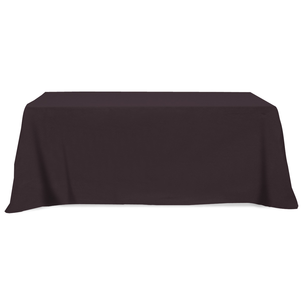 Flat Poly/cotton 4-sided Table Cover - Fits 8' Standard Table 1