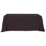 Flat Poly/cotton 4-sided Table Cover - Fits 8' Standard Table - 0XTFL48 royal Flat Poly/cotton 4-sided Table Cover - Fits 8' Standard Table - 0XTFL48 royal