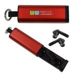 Tech Support True Wireless Earbuds & Phone Stand - 95191 RED Digibrite Tech Support True Wireless Earbuds & Phone Stand - 95191 RED Digibrite