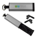 Tech Support True Wireless Earbuds & Phone Stand - 95191 SIL Digibrite Tech Support True Wireless Earbuds & Phone Stand - 95191 SIL Digibrite