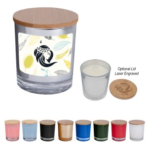Bamboo Soy Candle With Full Color Label 1 Bamboo Soy Candle With Full Color Label 1
