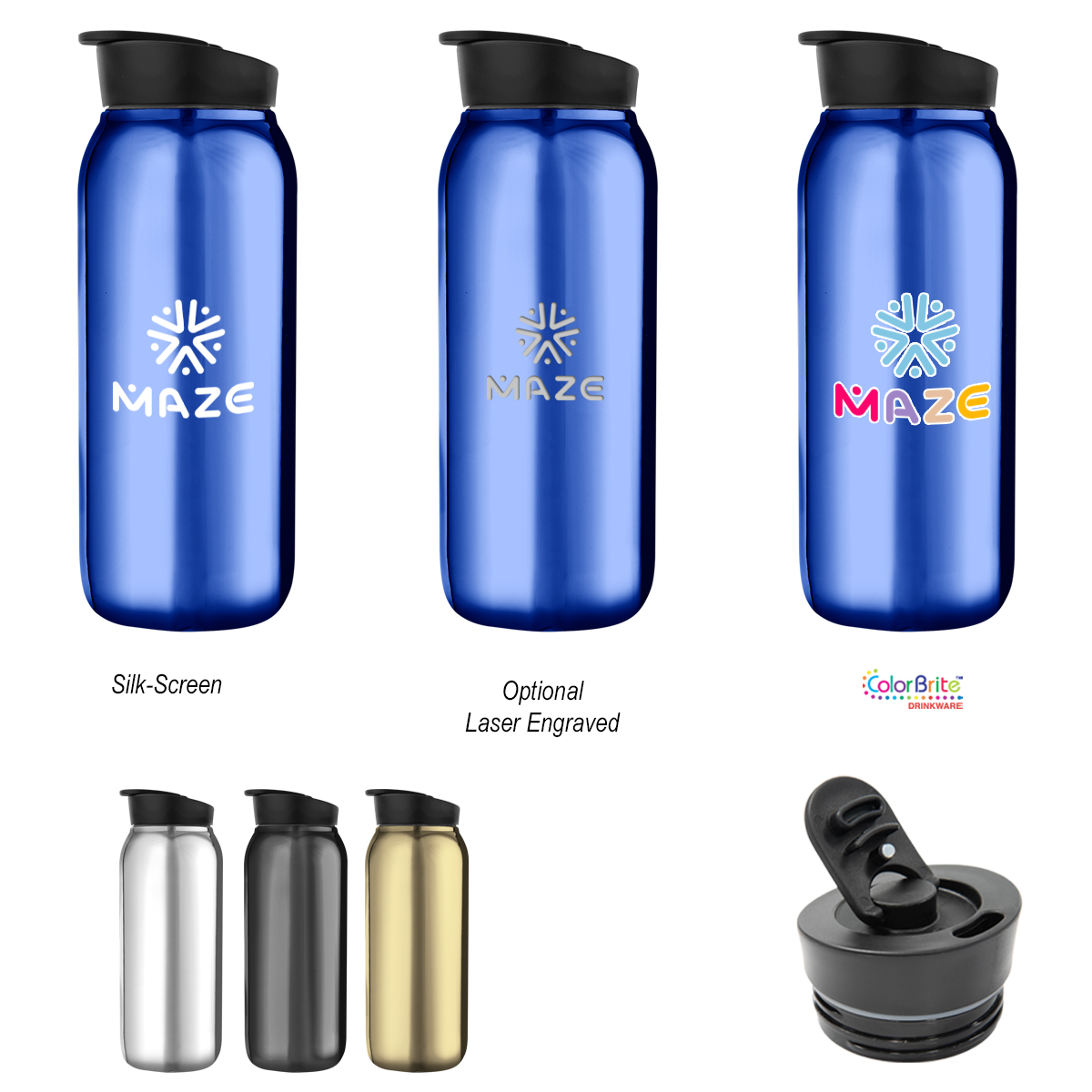 20 Oz. Avery Stainless Steel Bottle 1