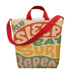 Sublime Series Rpet Satchel Tote Bag - 30172 WHTRED Sublimation Sublime Series Rpet Satchel Tote Bag - 30172 WHTRED Sublimation