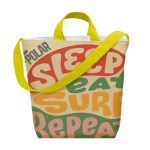 Sublime Series Rpet Satchel Tote Bag - 30172 WHTYEL Sublimation Sublime Series Rpet Satchel Tote Bag - 30172 WHTYEL Sublimation