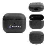 Leatherette Earbuds Charging Case - 25619 BLK Digibrite Leatherette Earbuds Charging Case - 25619 BLK Digibrite