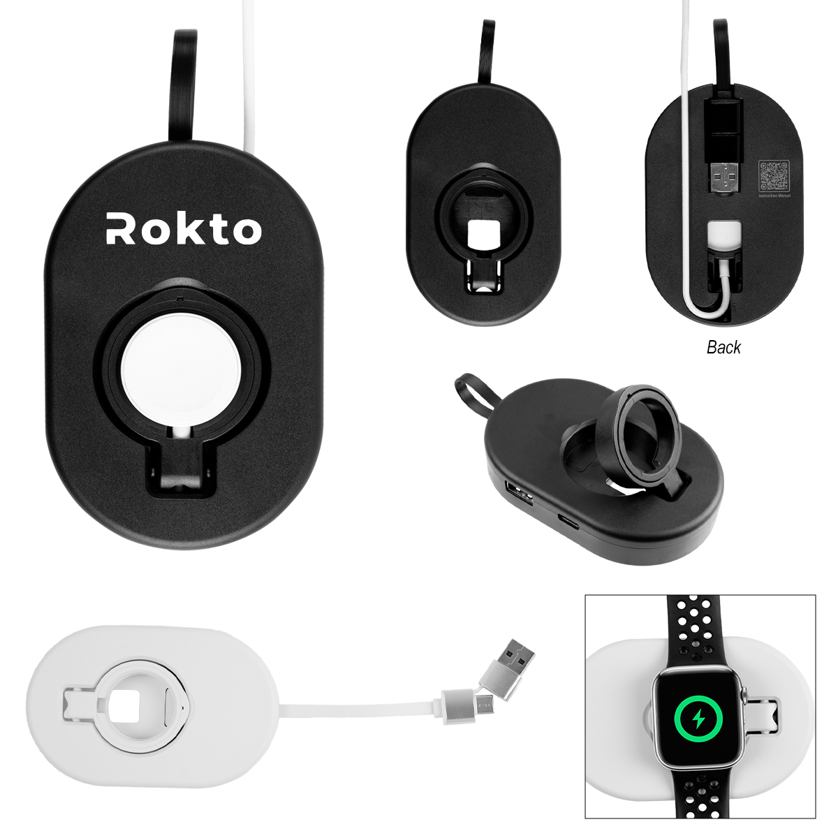 Charging Hub With Wireless Watch Dock 1