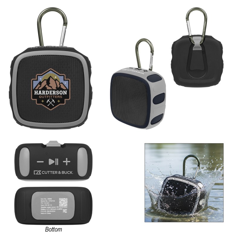 Cutter & Buck® Waterproof Wireless Speaker 1 Cutter & Buck® Waterproof Wireless Speaker 1