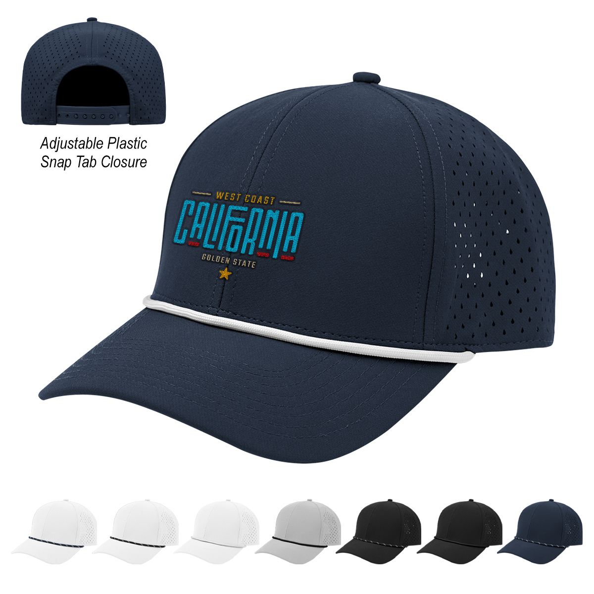 Roderick Water-resistant Rope Cap 1