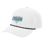 Roderick Water-resistant Rope Cap - 15079 WHTBLKWHT Embroidery Roderick Water-resistant Rope Cap - 15079 WHTBLKWHT Embroidery