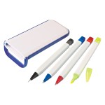 4-in-1 Writing Set - 454 WHTBLU Open 4-in-1 Writing Set - 454 WHTBLU Open