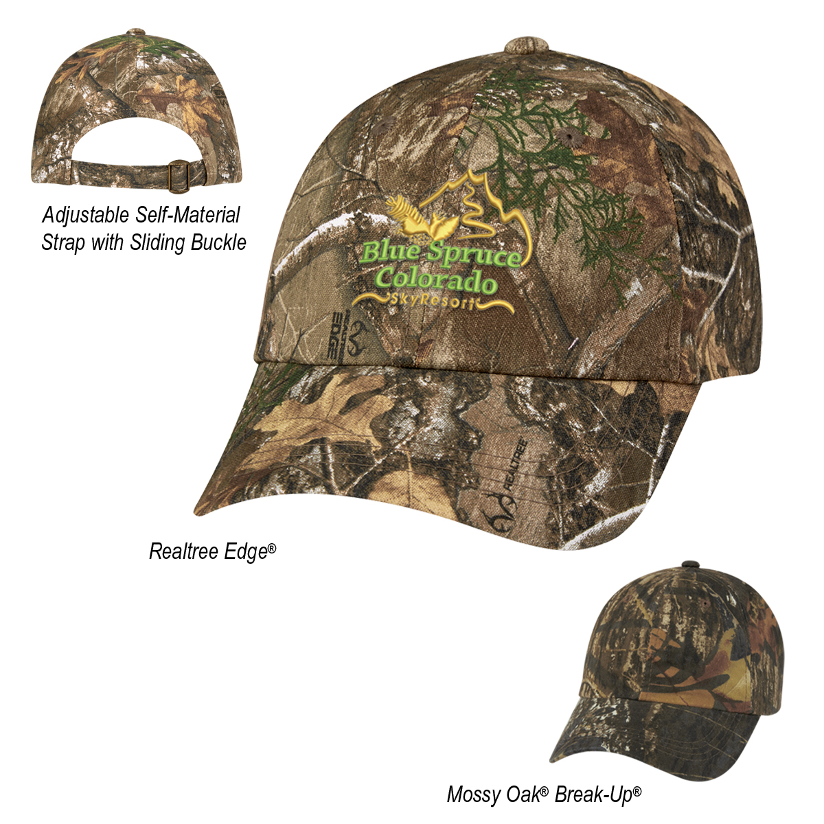Realtree® And Mossy Oak® Hunter's Hideaway Camouflage Cap 1