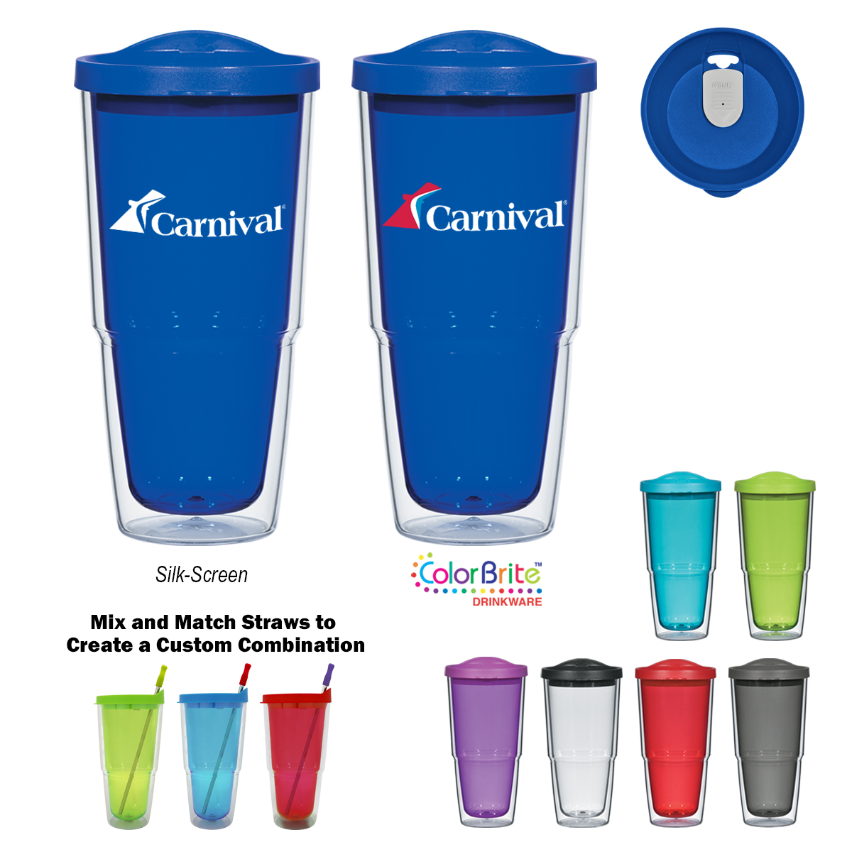 24 Oz. Biggie Tumbler With Lid 1