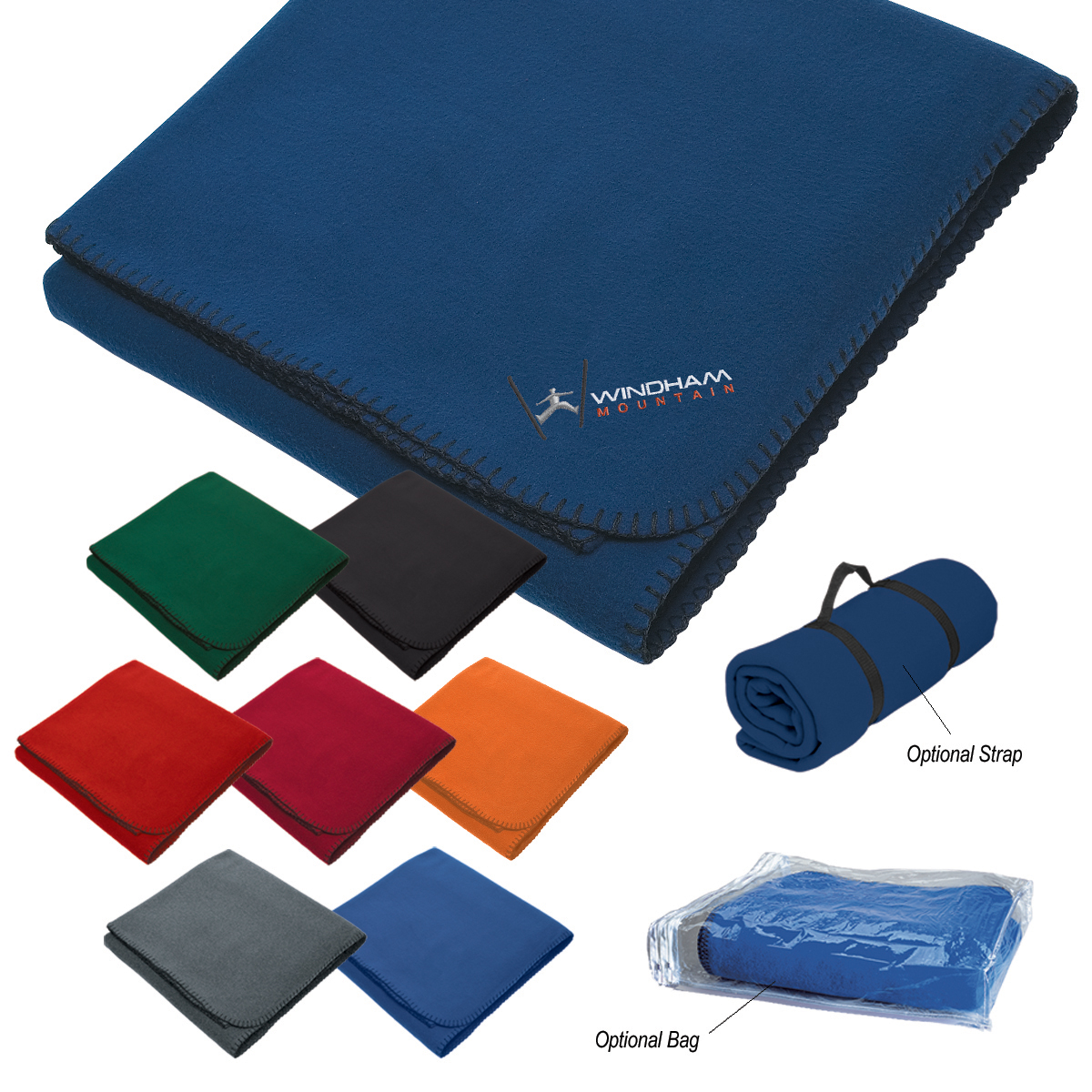 Hefty Cooler Bag With Fleece Blanket 1
