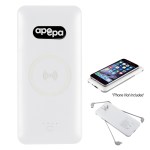 5-in-1 Wireless Charging Power Bank - 2896 WHT Digital Print 5-in-1 Wireless Charging Power Bank - 2896 WHT Digital Print