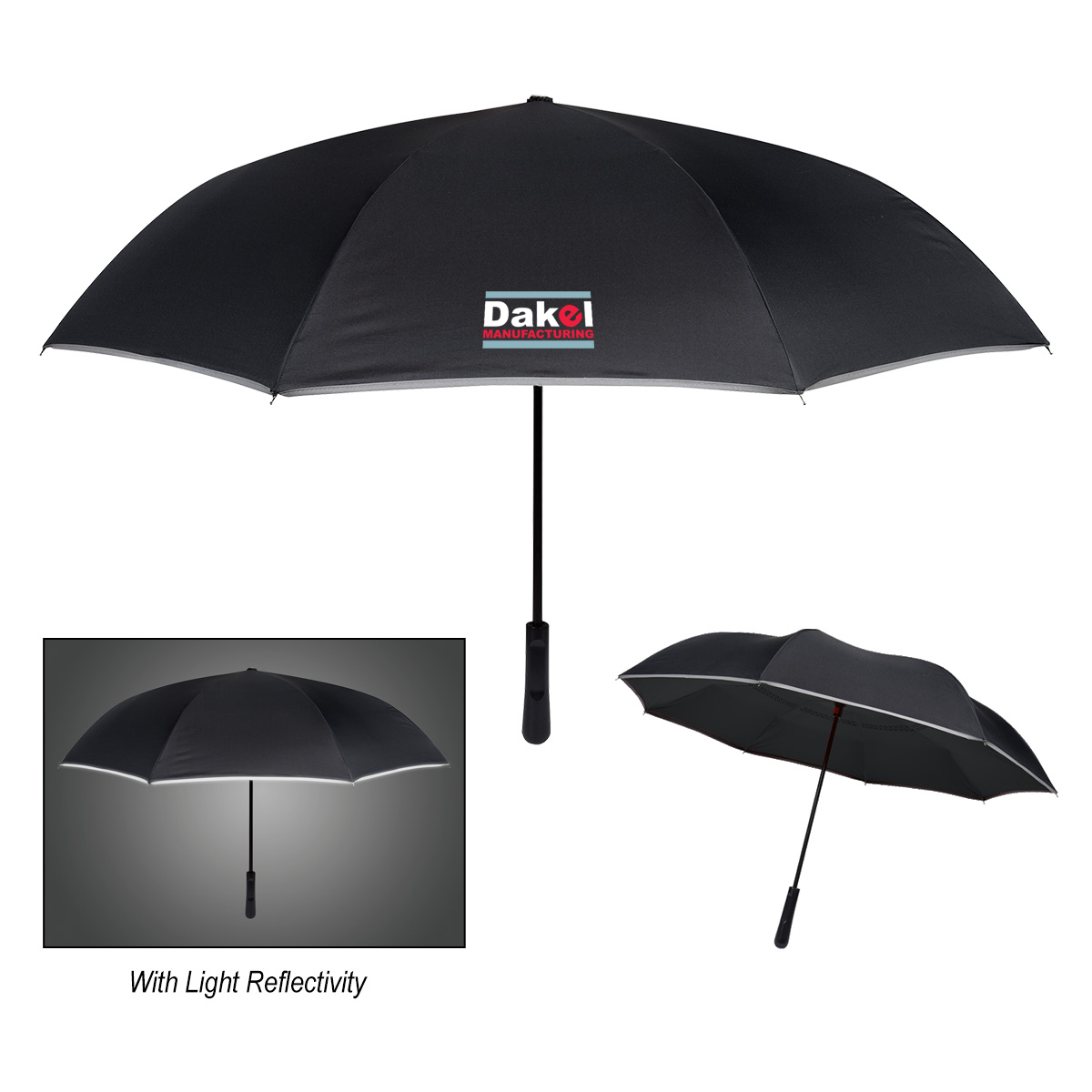 48" Arc Reflective Edge Inversion Umbrella 1
