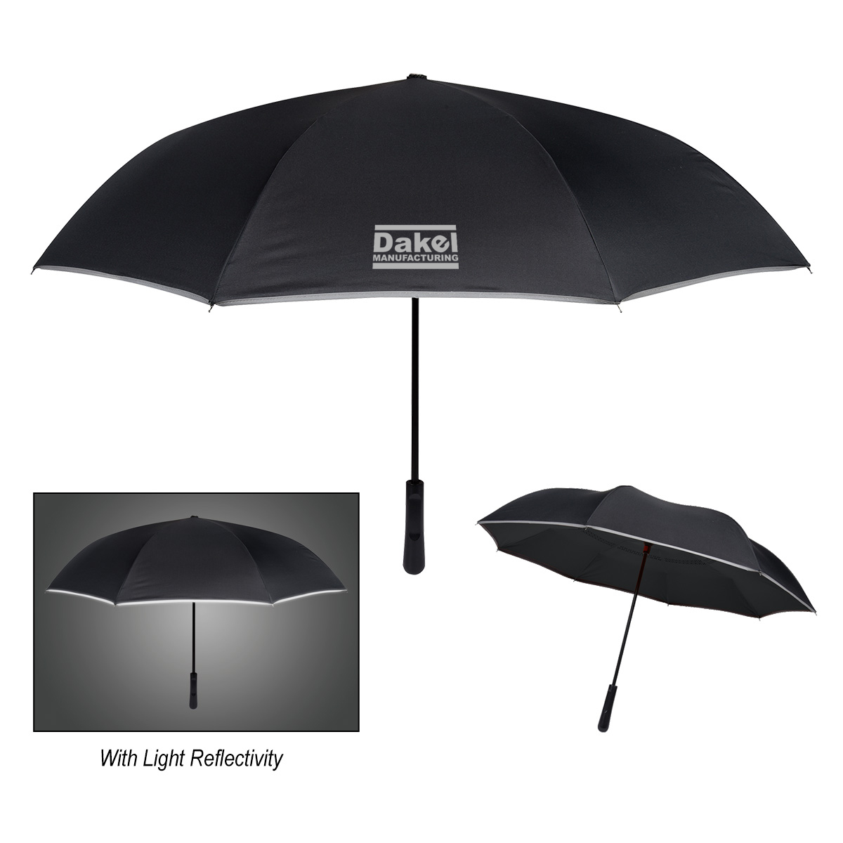 48" Arc Reflective Edge Inversion Umbrella 1