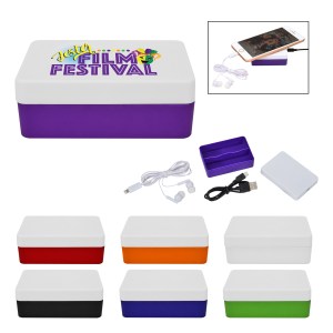 3-in-1 Stowaway Wireless Charging Kit With Earbuds 1 3-in-1 Stowaway Wireless Charging Kit With Earbuds 1