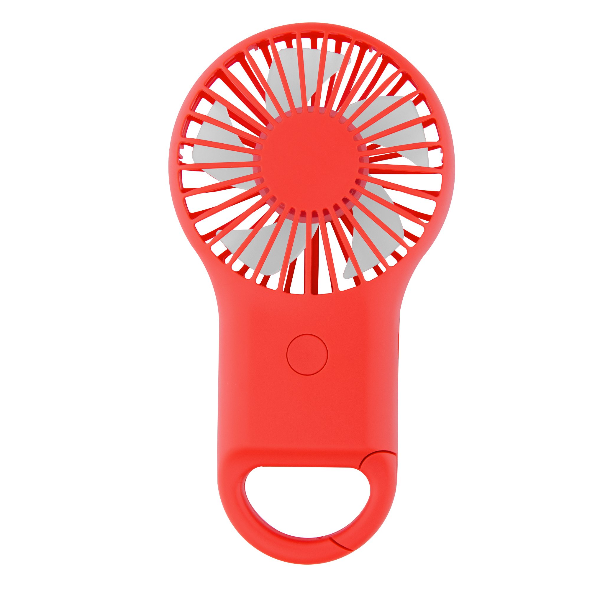 Rechargeable Handheld Fan With Carabiner 1
