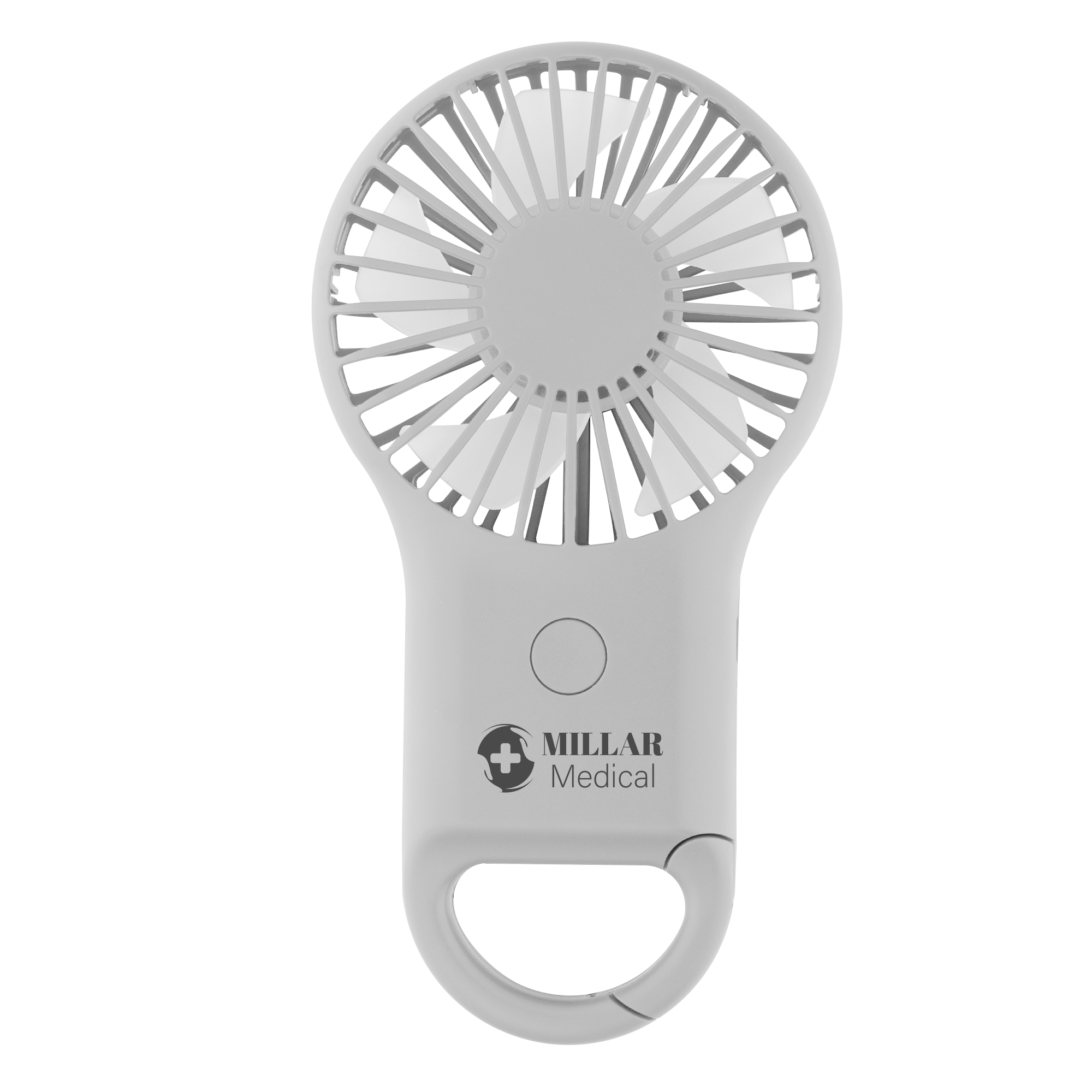 Rechargeable Handheld Fan With Carabiner 1