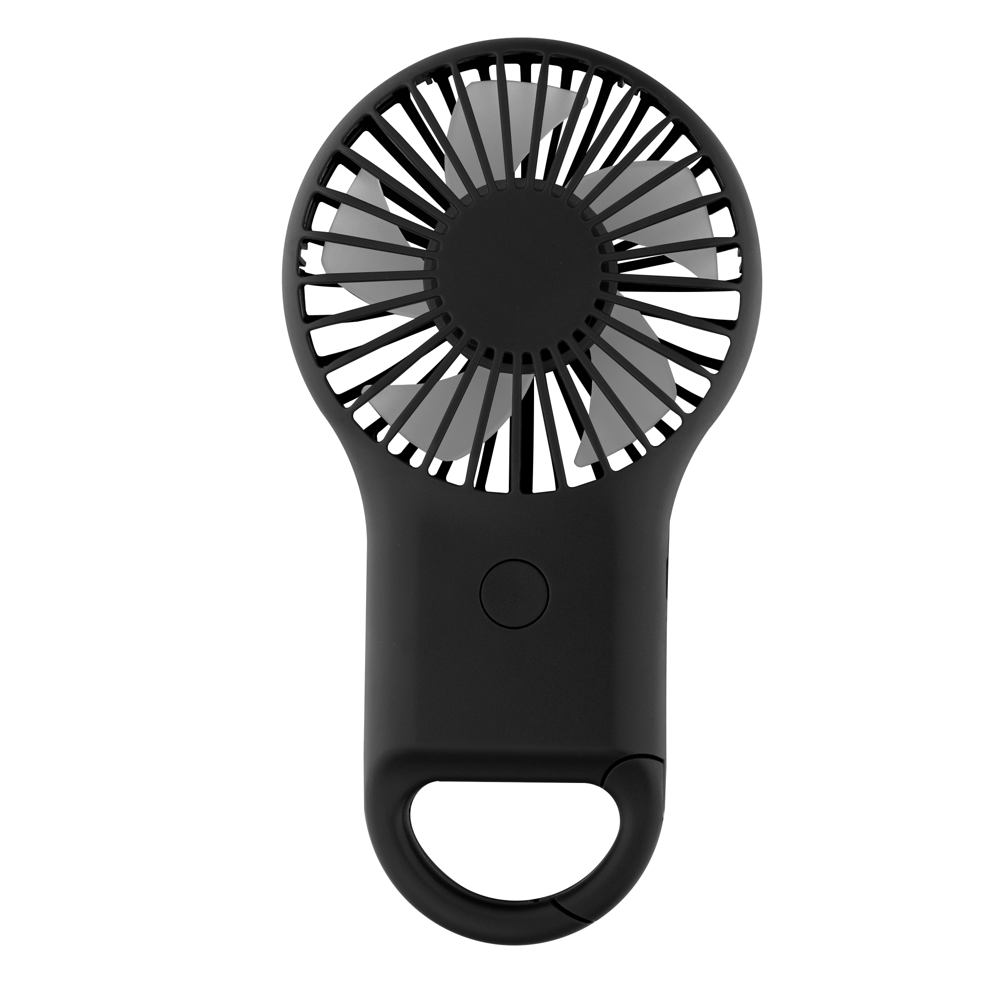 Rechargeable Handheld Fan With Carabiner 1