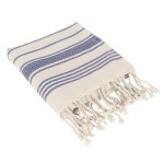 Bungalow Beach Towel - 8035 NAVNAT Embroidery Bungalow Beach Towel - 8035 NAVNAT Embroidery