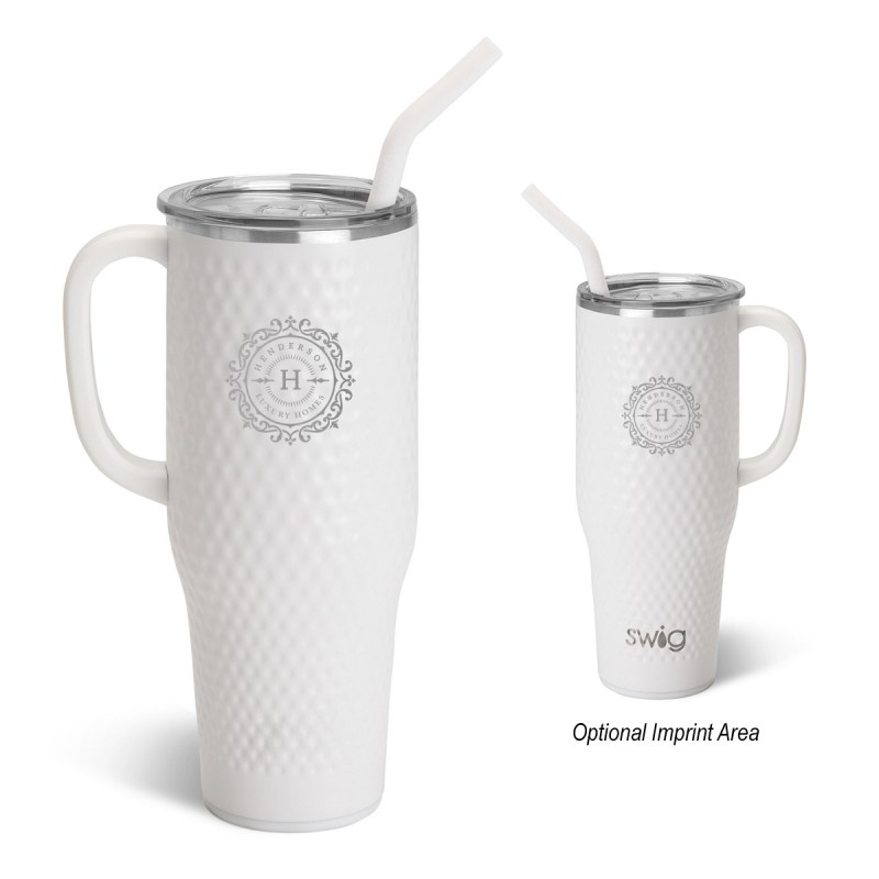 40 Oz. Swig Life™ Golf Ball Mega Mug 1 40 Oz. Swig Life™ Golf Ball Mega Mug 1