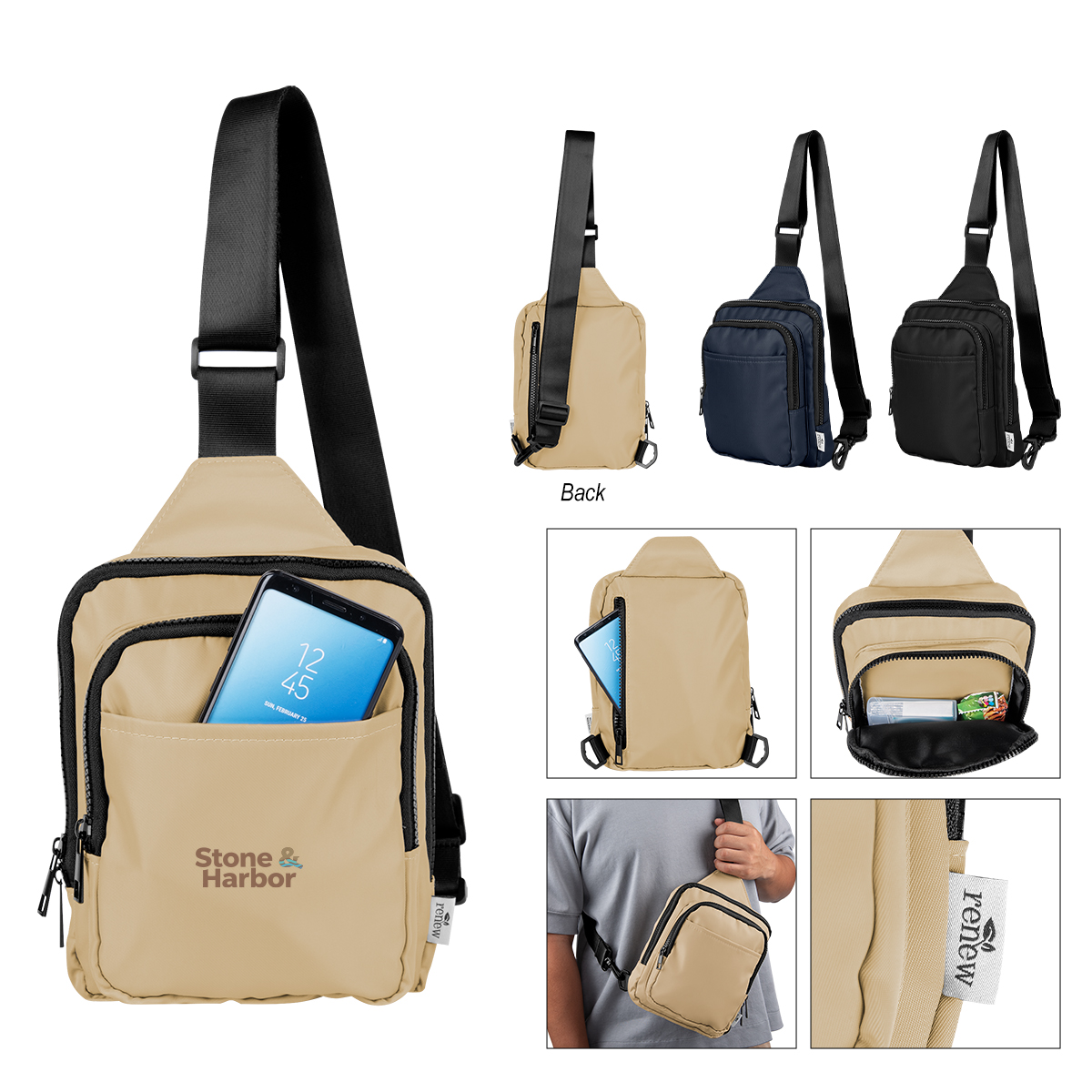 Anywhere Rpet Sport Sling Bag 1