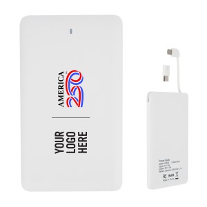 America250™ Slim 4,000 Mah 3-in-1 Power Bank 1 America250™ Slim 4,000 Mah 3-in-1 Power Bank 1