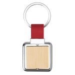 Spinning Bamboo Keyring - 20159 RED Blank Spinning Bamboo Keyring - 20159 RED Blank