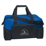 Econo Duffel Bag - 3121 ROYBLK Embroidery Econo Duffel Bag - 3121 ROYBLK Embroidery