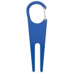 Aluminum Divot Tool With Ball Marker - 7267 BLU Back Aluminum Divot Tool With Ball Marker - 7267 BLU Back