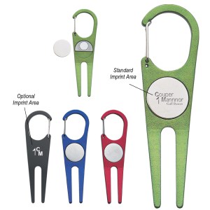 Aluminum Divot Tool With Ball Marker 1 Aluminum Divot Tool With Ball Marker 1
