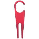 Aluminum Divot Tool With Ball Marker - 7267 RED Back Aluminum Divot Tool With Ball Marker - 7267 RED Back
