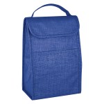 Crosshatch Lunch Bag - 3561 BLU Back Crosshatch Lunch Bag - 3561 BLU Back