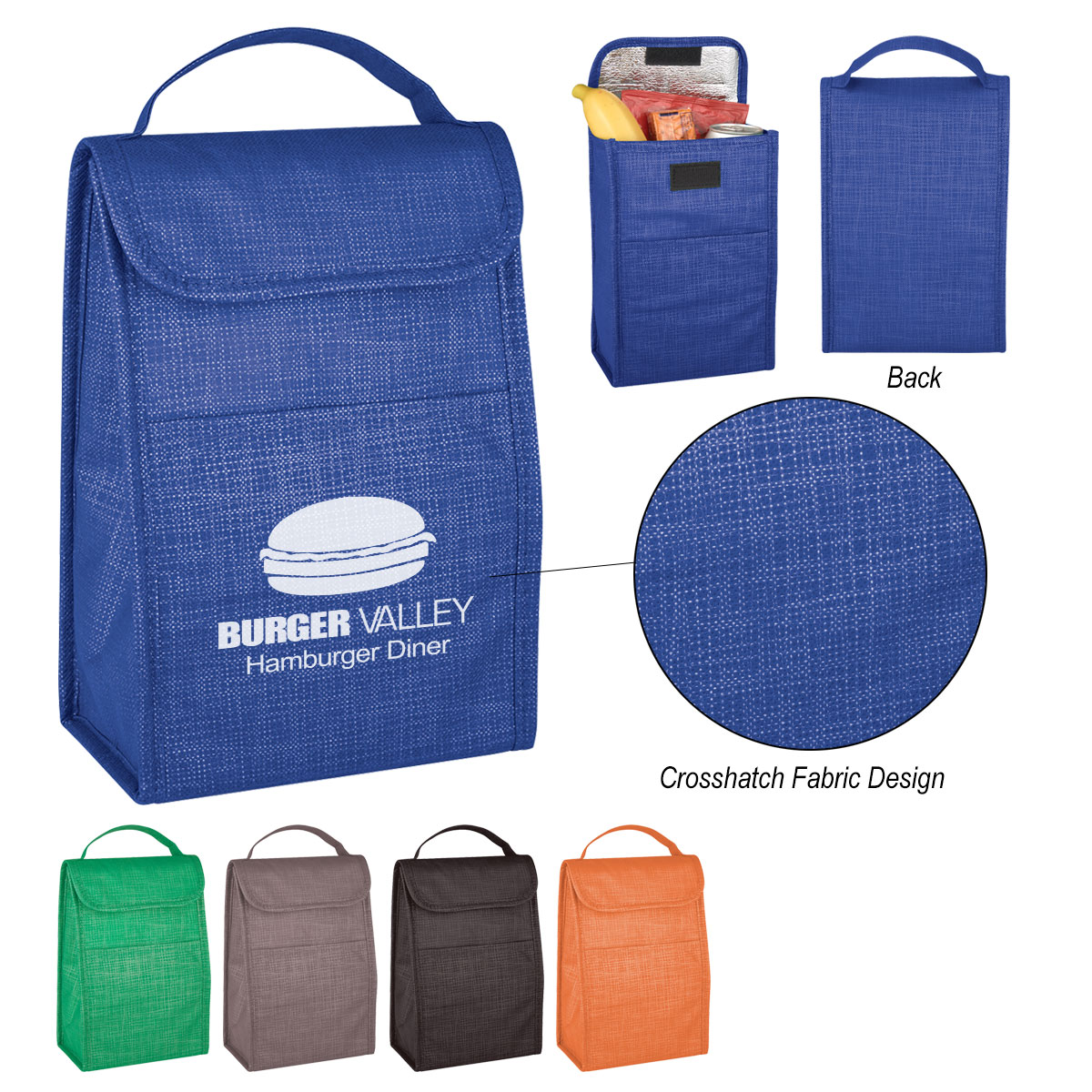 Crosshatch Lunch Bag 1